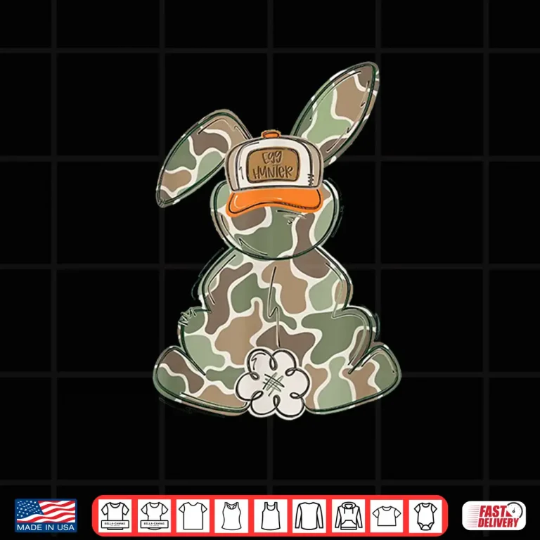 Design Egg Hunter Camo Easter Day Camo Easter Bunny Professional Shirt
