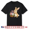 Happy Easter Bunny Eggs Basket Cute Rabbit Professional Shirt