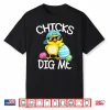 Happy Easter Chicks Dig Me Easter Professional Modern Graphic Shirt