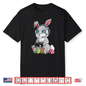 Happy Easter Day Bunny Egg Funny Gamer Professional Graphic Shirt