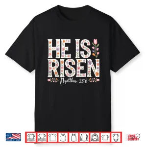 He Is Risen Jesus Christian Happy Easter Professional Graphic Shirt