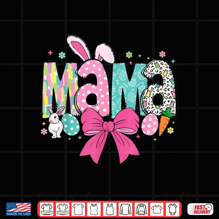 Design Mama Mini Easter Matching Mama Bunny Easter Day Professional Shirt