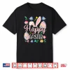 Professional Holiday Happy Easter Sayings Egg Bunny Graphic Shirt