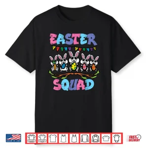 Professional Matching Easter Squad Bunnies Family Graphic Shirt