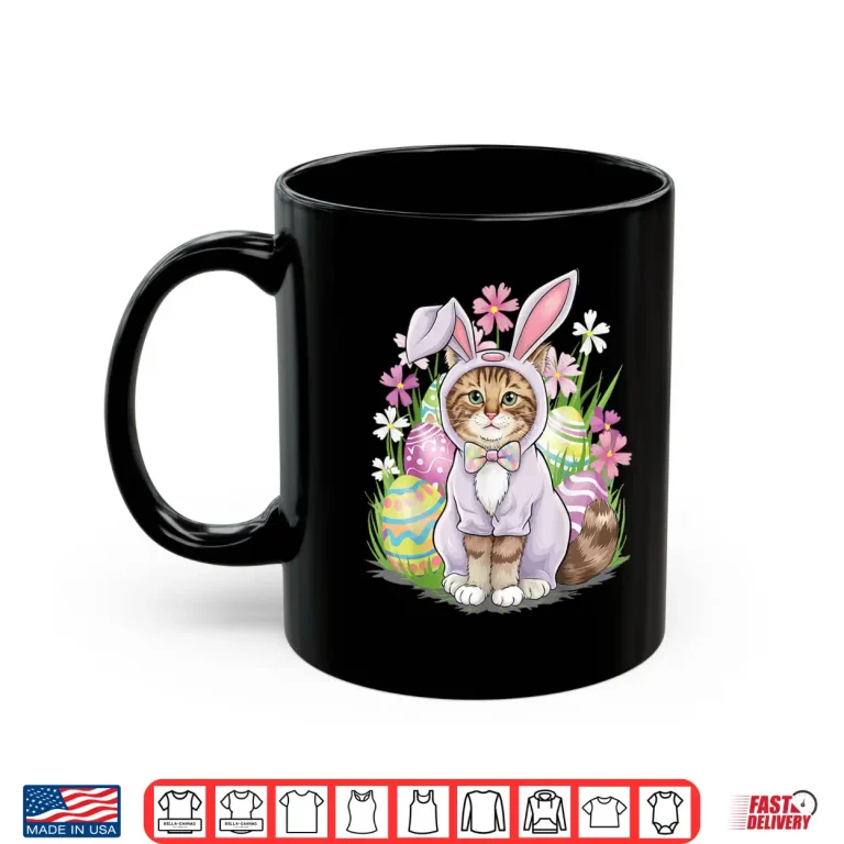 Mug Professional Minimalist Easter Cat Modern Graphic Identity Shirt