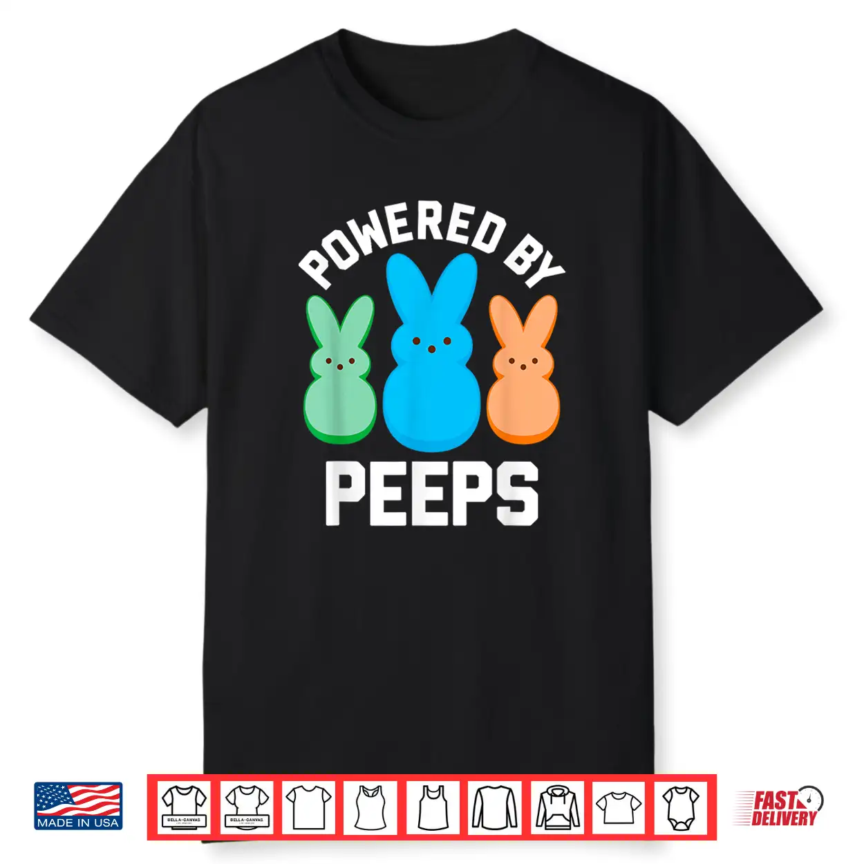 Professional Support Easter Powered By Peeps Bunnies Squad Shirt Professional Support Easter Powered By Peeps Bunnies Squad Shirt