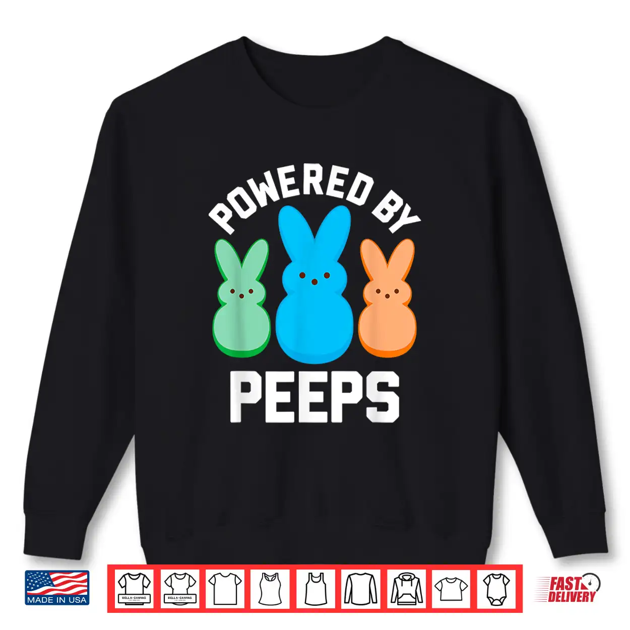 Professional Support Easter Powered By Peeps Bunnies Squad Shirt Professional Support Easter Powered By Peeps Bunnies Squad Shirt