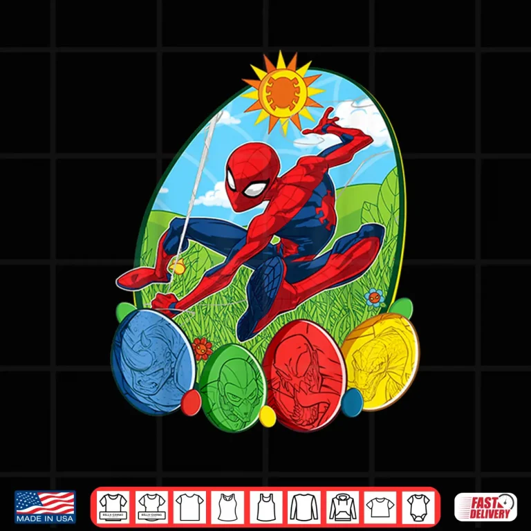 Design Spider Man and Villains Marvel Easter Egg Professional Graphic Shirt