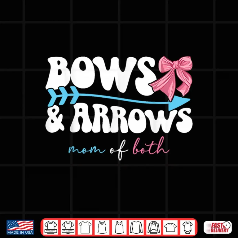 Design Bows Arrows Mom of Both Mama of Girl and Boy Shirt