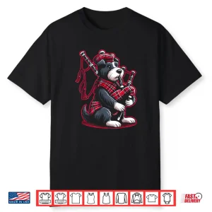 Funny Tartan Day Scottish Terrier Bagpipe Dog Lover Shirt