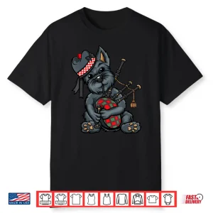 Funny Tartan Day Scottish Terrier Bagpipe Professional Shirt