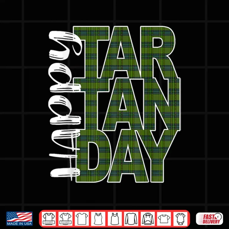Design Professional Holiday Happy Tartan Day Scottish Plaid Shirt