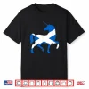 Scotland Flag Unicorn Scot Tartan Plaid Day Scottish Shirt