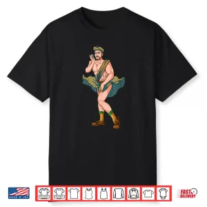 Scotland Scottish Kilt Sexy Dress Pose Tartan Day Shirt