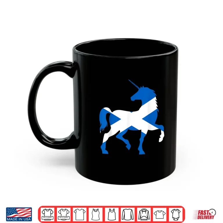 Mug Scotland Flag Unicorn Scot Tartan Plaid Day Scottish Shirt