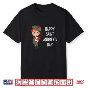 St Andrews Day Scotland Flag Scottish Happy Tartan Army Shirt