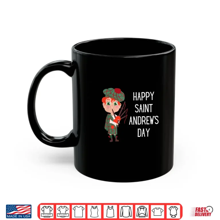 Mug St Andrews Day Scotland Flag Scottish Happy Tartan Army Shirt