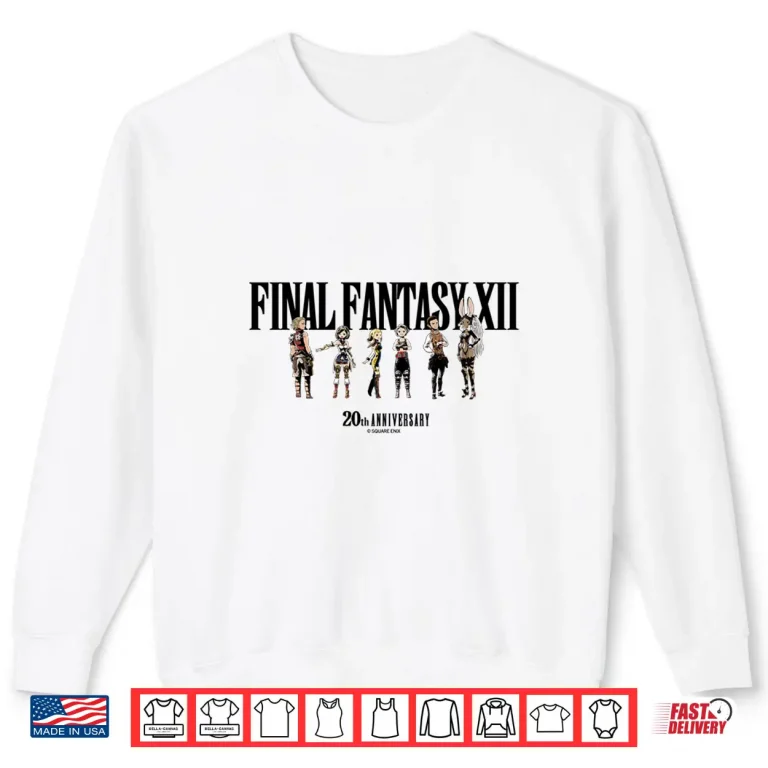 Sweatshirt Final Fantasy Annivasary Collection FFXII Special Art Shirt