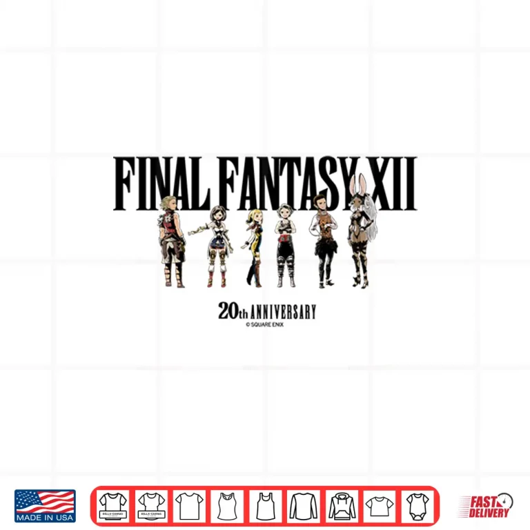 Design Final Fantasy Annivasary Collection FFXII Special Art Shirt