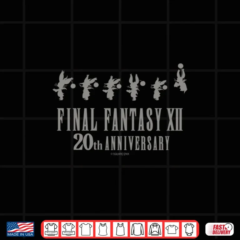 Design Final Fantasy Annivasary Collection FFXII Moogles Shirt