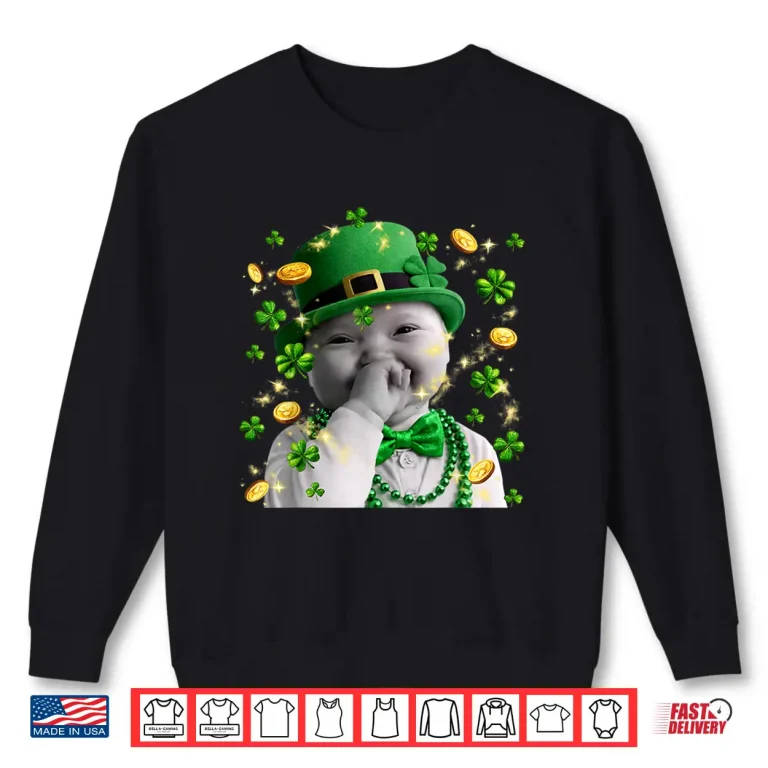 Sweatshirt Funny Niche Ai Baby Meme St Patricks Day Party Shirt