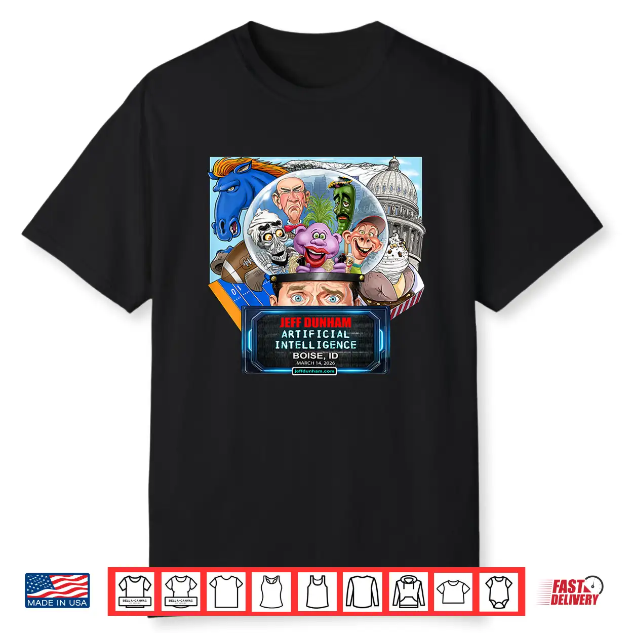 Jeff Dunham Boise Id (2026) Shirt Jeff Dunham Boise Id (2026) Shirt