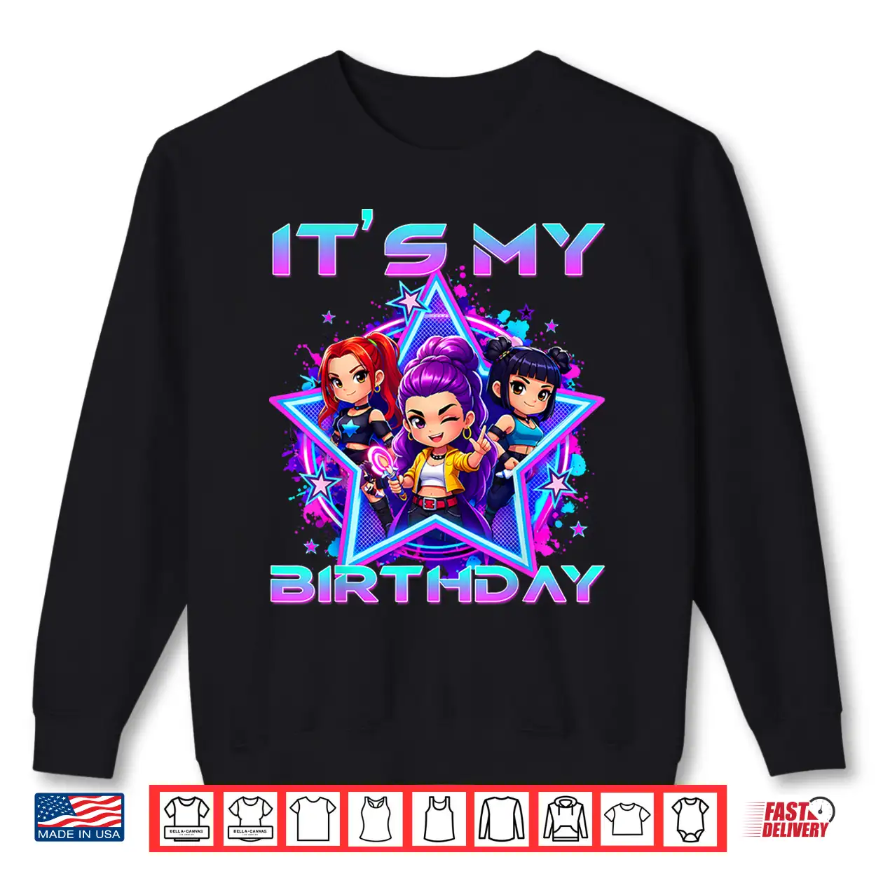 It’S My Birthday Cute Chibi K Pop Birthday K Pop Kids K Pop Shirt It’S My Birthday Cute Chibi K Pop Birthday K Pop Kids K Pop Shirt