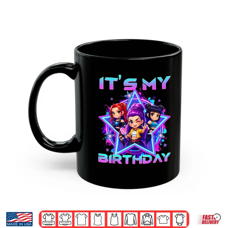 It'S My Birthday Cute Chibi K Pop Birthday K Pop Kids K Pop Shirt 3 Mug Its My Birthday Cute Chibi K pop Birthday K Pop Kids K pop Shirt