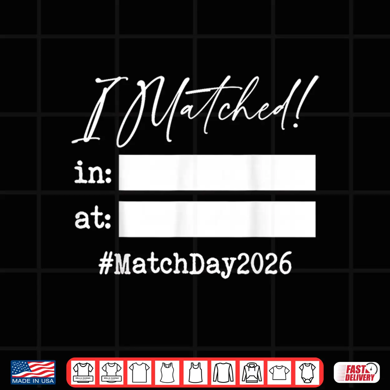 Match Day 2026 Residency Doctor Medical School I Matched Shirt Match Day 2026 Residency Doctor Medical School I Matched Shirt