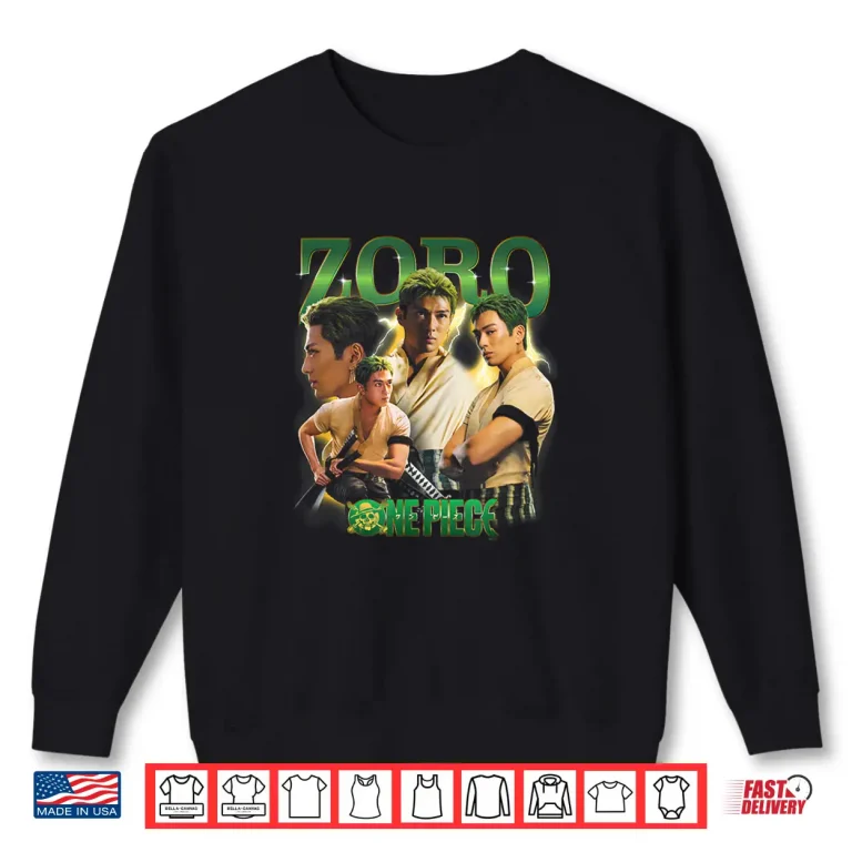 Sweatshirt Netflix One Piece Zoro Heartthrob Officially Licensed Shirt