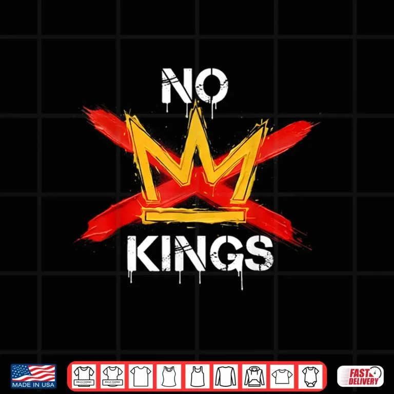 Design No King Retro Vintage Shirt