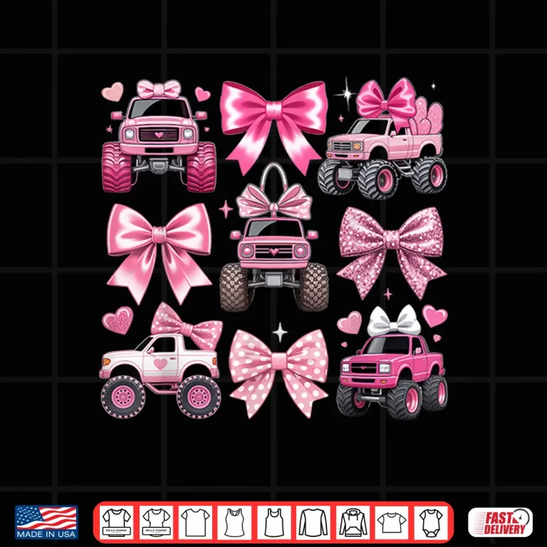 Design Pink Monster Truck Shirt