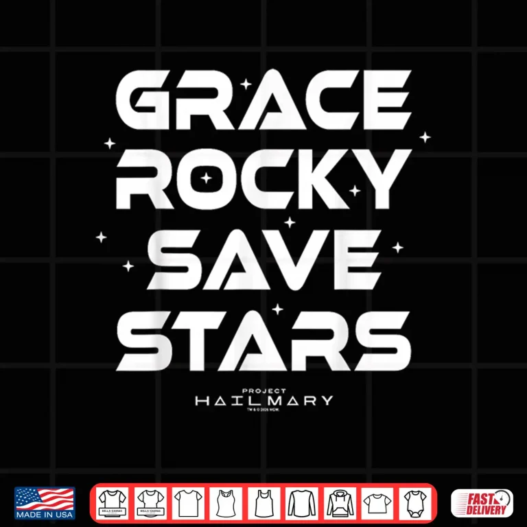 Design Project Hail Mary Grace Rocky Save Stars Poster Shirt