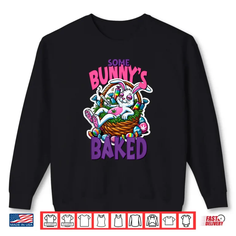 Sweatshirt 420 Easter Bunny Funny Weed Smoking Rabbit Cannabis 4 20 Day Shirt