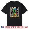 Cosmic Tripper Tarot Card 420 Alien Smoking Weed Cannabis Shirt