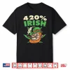 Funny St Patricks Day Weed Shirt 420  Irish Stoner Gift Shirt