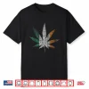 Irish Marijuana Pot Leaf Cannabis St Patricks Day 420 Weed Shirt