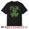 Kiss Me Im Highrish Shirt St Patricks Day Weed Marijuana 420 Shirt