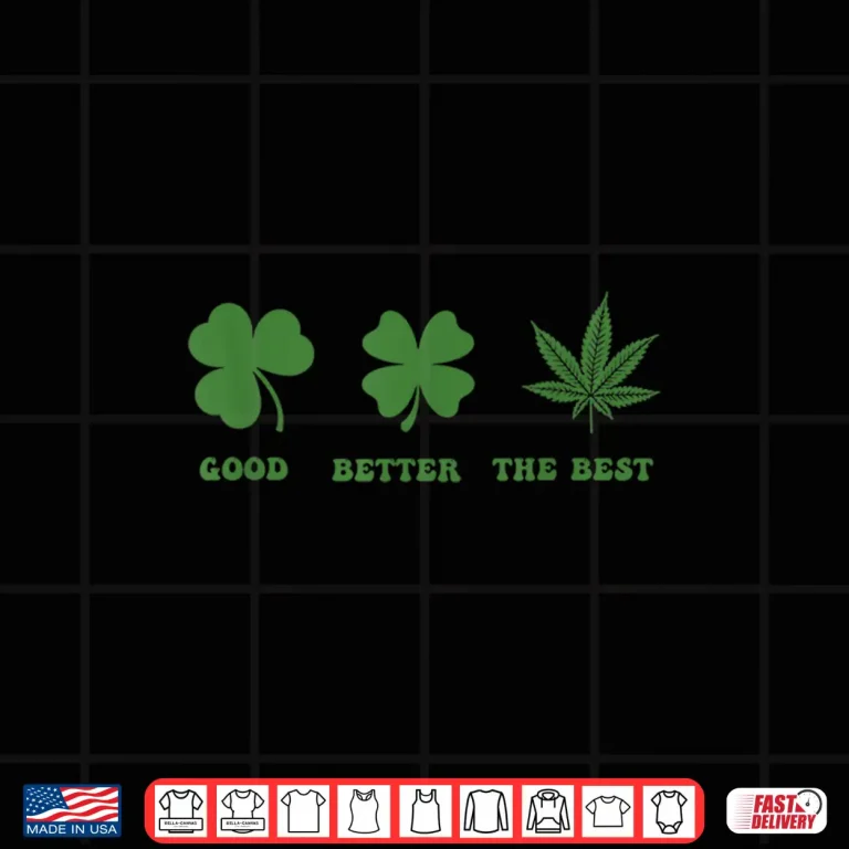 Design Highrish Funny 420 Weed Marijuana St Patricks Day Shirt