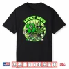 Lucky Buds St. Patrick’S Day 420 High Rish Retro Clover Weed Shirt