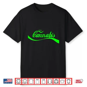 Vintage Cannabis Art Retro Marijuana Thc Retro 420 Day Weed Shirt