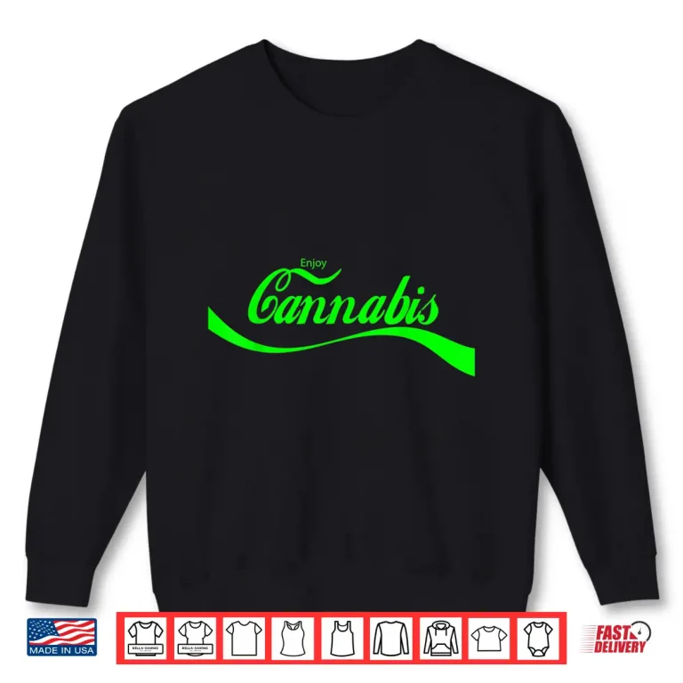 Sweatshirt Vintage Cannabis Art Retro Marijuana THC Retro 420 Day Weed Shirt