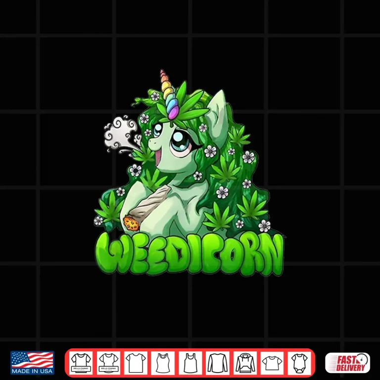 Design Weedicorn 420 Day Marijuana Leaf Funny Unicorn Shirt