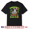 420 Day 420 Easter Bunny Funny Weed Smoking Rabbit Cannabis Shirt
