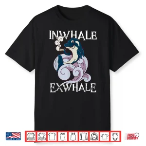 420 Day T Shirt Killer Whale Orca Shark Smoking Weed Gift