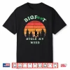 Bigfoot Stole My Weed Funny Bigfoot 420 Day Retro Sunset Shirt