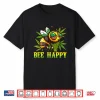 Funny Bee Happy Cannabis Weed Lover Marijuana 420 Day Shirt