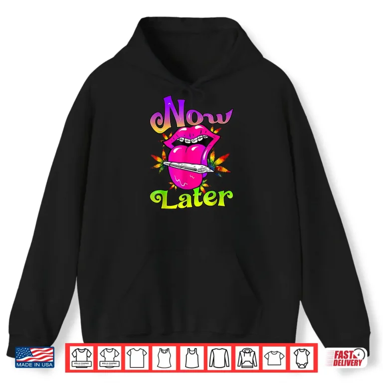 Hoodie Lips Weed Shirt