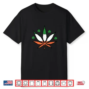 Stoner St Patrick’S Day 420 Irish Shamrocks Pot Leaf Shirt
