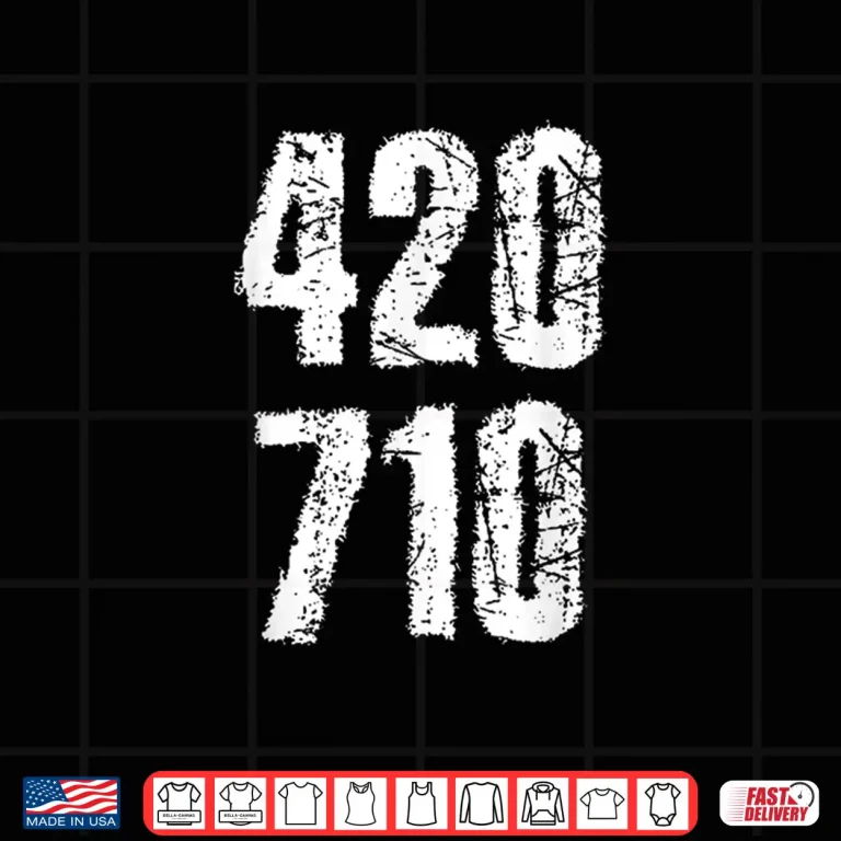 Design 420 710 Marijuana Oil Weed 420 Day Shirt
